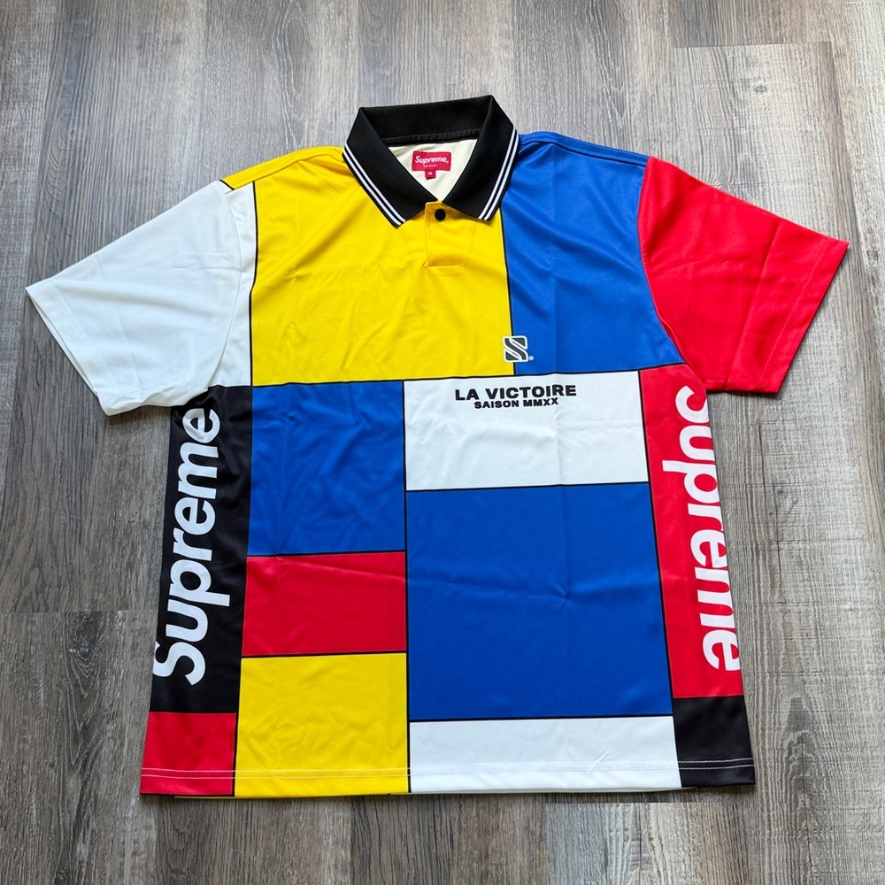 Supreme Mondrian Style Polo Shirt